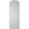 Ekena Millwork Arch Top Surface Mount PVC Gable Vent: Non-Functional, w/2"W x 1-1/2"P Brickmould Frame, 14"W x 38"H GVPAR14X3802SN - alternate 5